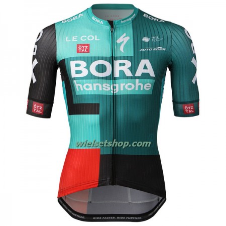 Wielershirt 2022 BORA-Hansgrohe - Groen Zwart